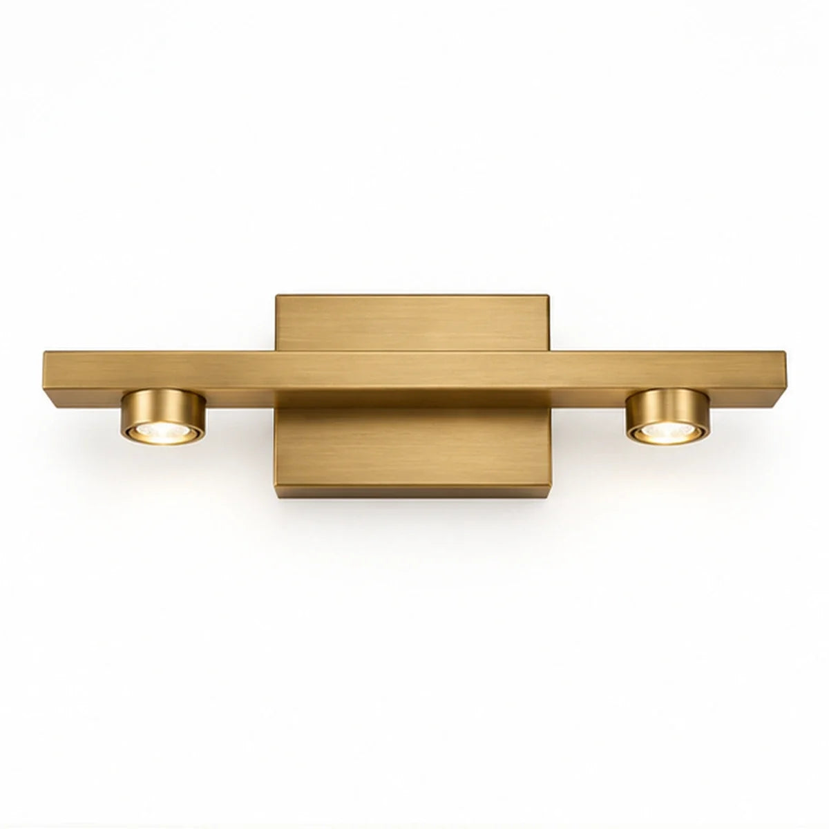 Bliss & Birch Antique Brass Two-Light Accent Bar