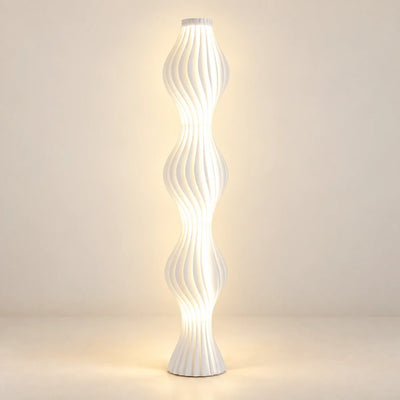 Bliss & Birch Sculptural Twist LED Floor Lamp