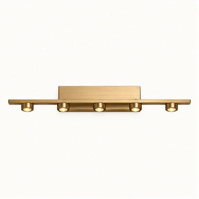 Bliss & Birch Antique Brass Five-Light Picture Light