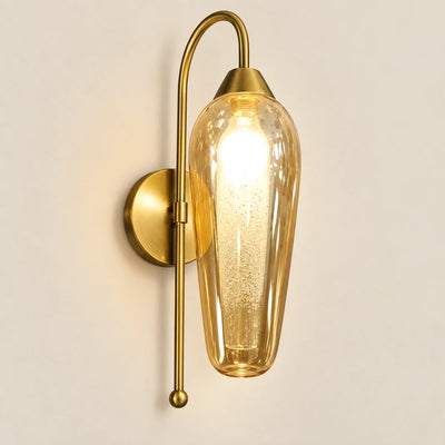 Bliss & Birch Amber Capsule Glass Wall Light