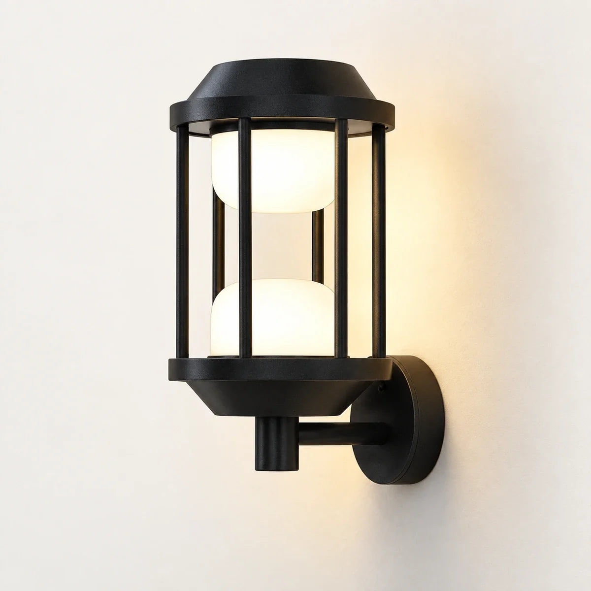 Bliss & Birch Twin Glow Cage Outdoor Wall Light