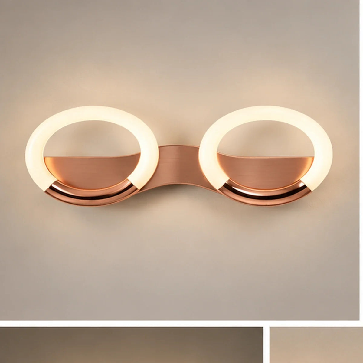 Bliss & Birch Oval-Ring LED Wall Light