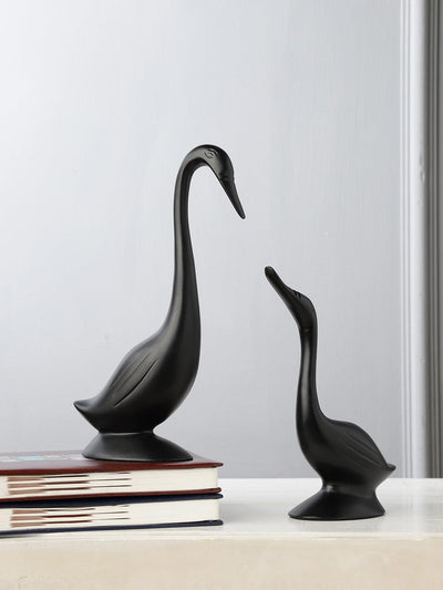 Centrepiece Swan Showpiece for Living Room | Home Decor Item Set of 2