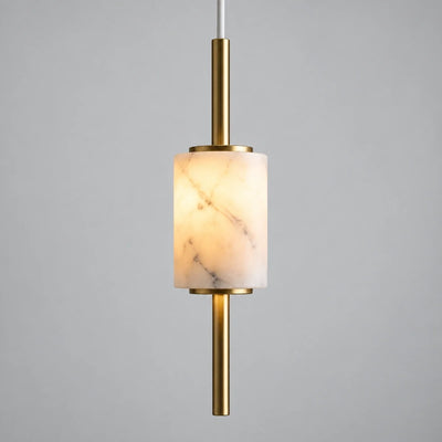 Bliss & Birch Marble Rollo Pendant Light