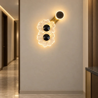 Bliss & Birch Floral Halo Illuminated Wall Art