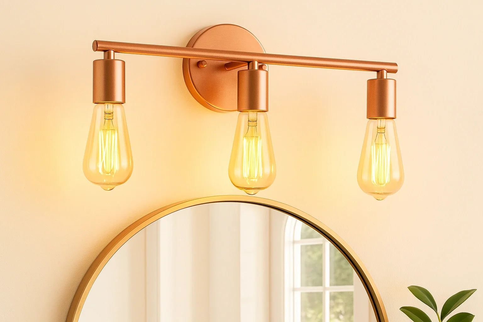 Triad Noir 3-Light Vanity Wall Lamp (Set of 4)