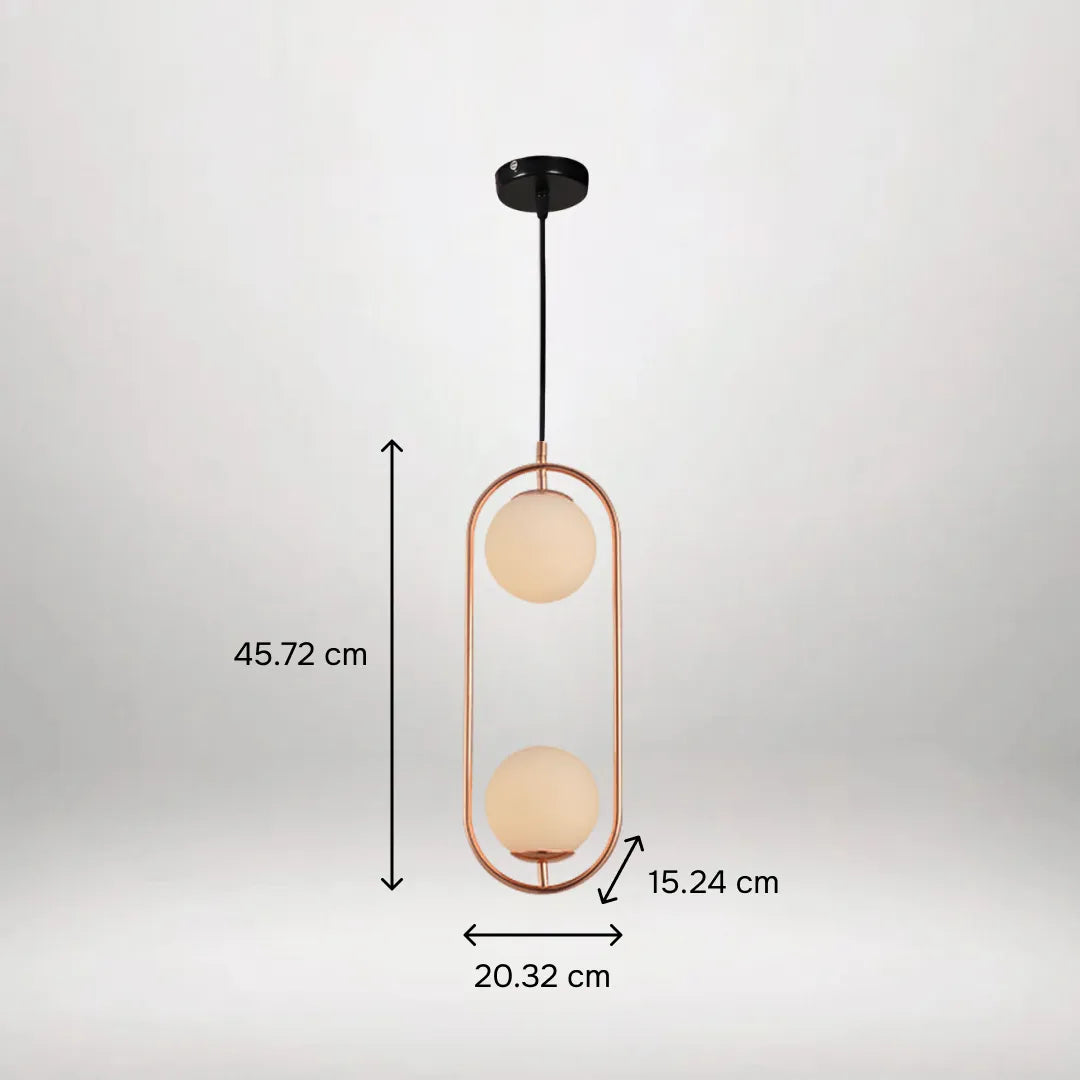 Capsule Double Drop Pendant Light (Pack of 2)