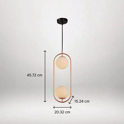 Capsule Double Drop Pendant Light (Pack of 2)
