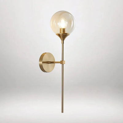 Round Ball Head Gold Sconce (Set of 2)