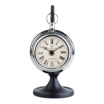 Seishi Table Clock | Minimal Desk Clock in Gold & Silver Finish for Office Decor
