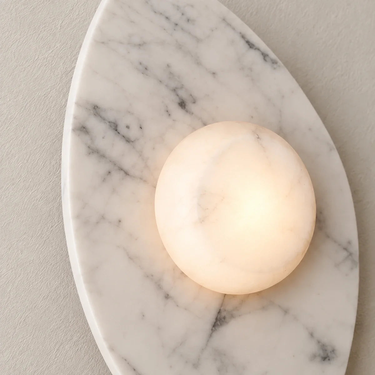 Bliss & Birch Sloppy Marble Wall Lamp