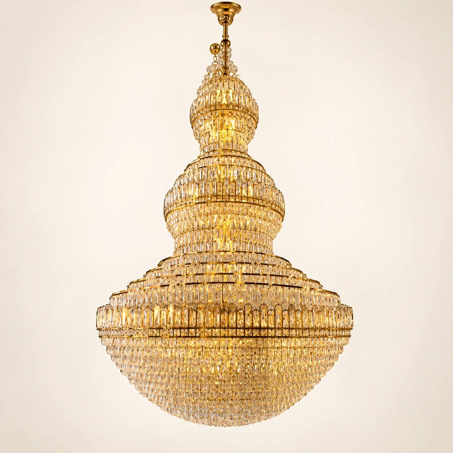 Bliss & Birch Grand Tiered Dome Crystal Chandelier