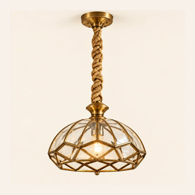 Bliss & Birch Antique Geometric Cage Pendant