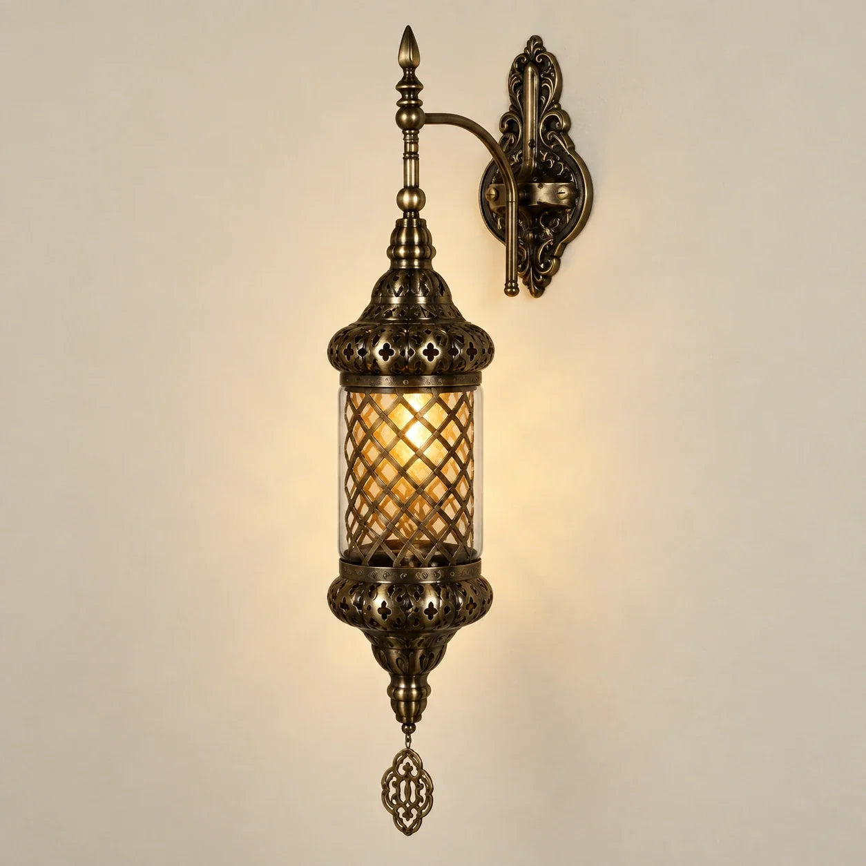 Bliss & Birch Antique Mesh Globe Wall Sconce