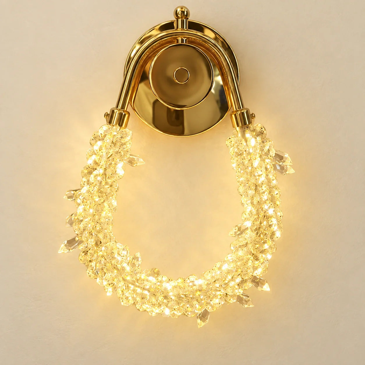 Bliss & Birch Faceted Loop Decorative Wall Light
