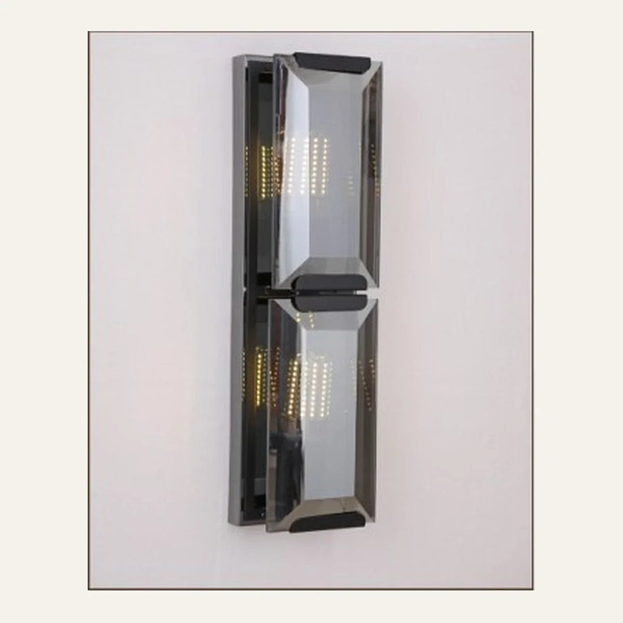 Bliss & Birch Twin-Tier Rectangular Lantern Wall Sconce