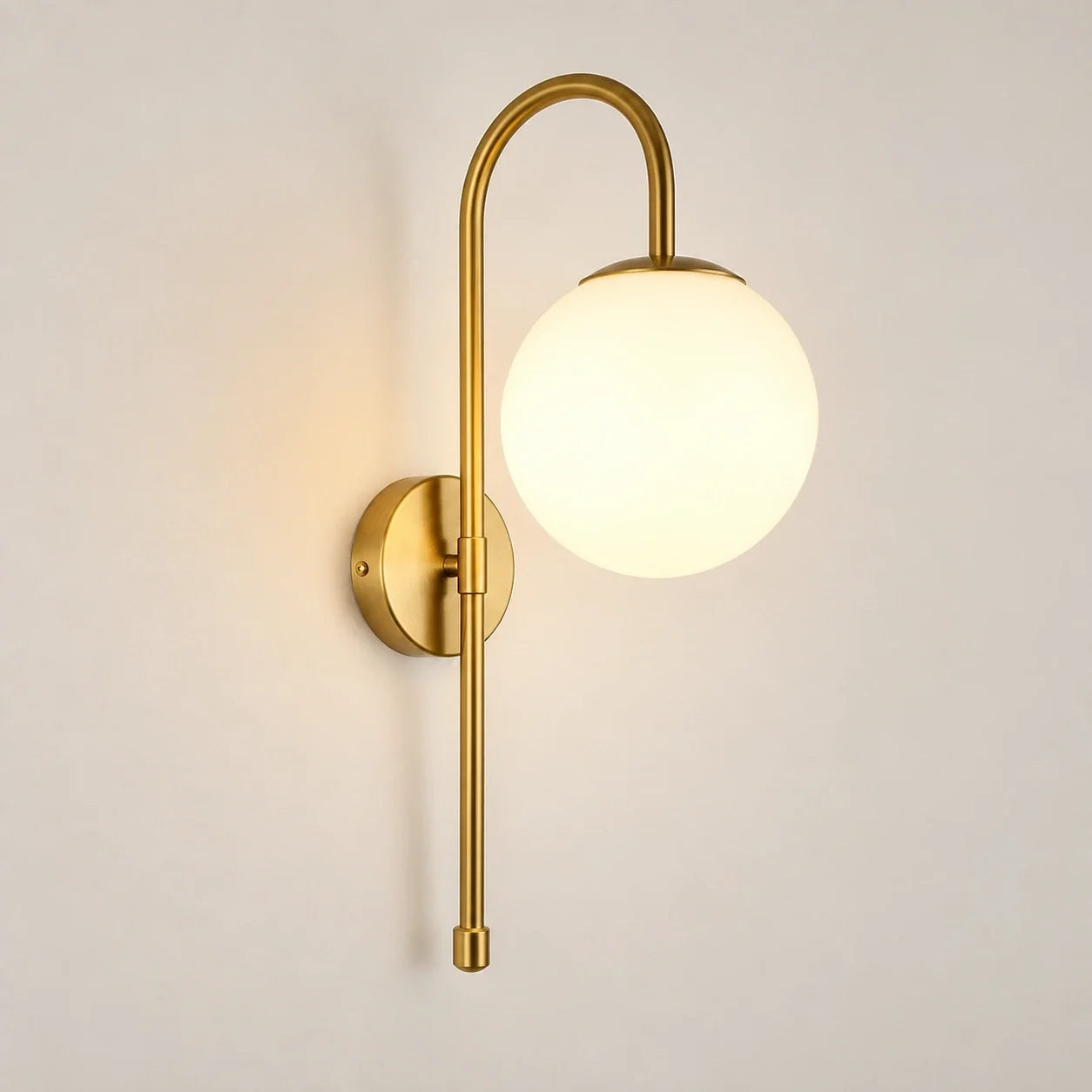Bliss & Birch Arched Globe Wall Light
