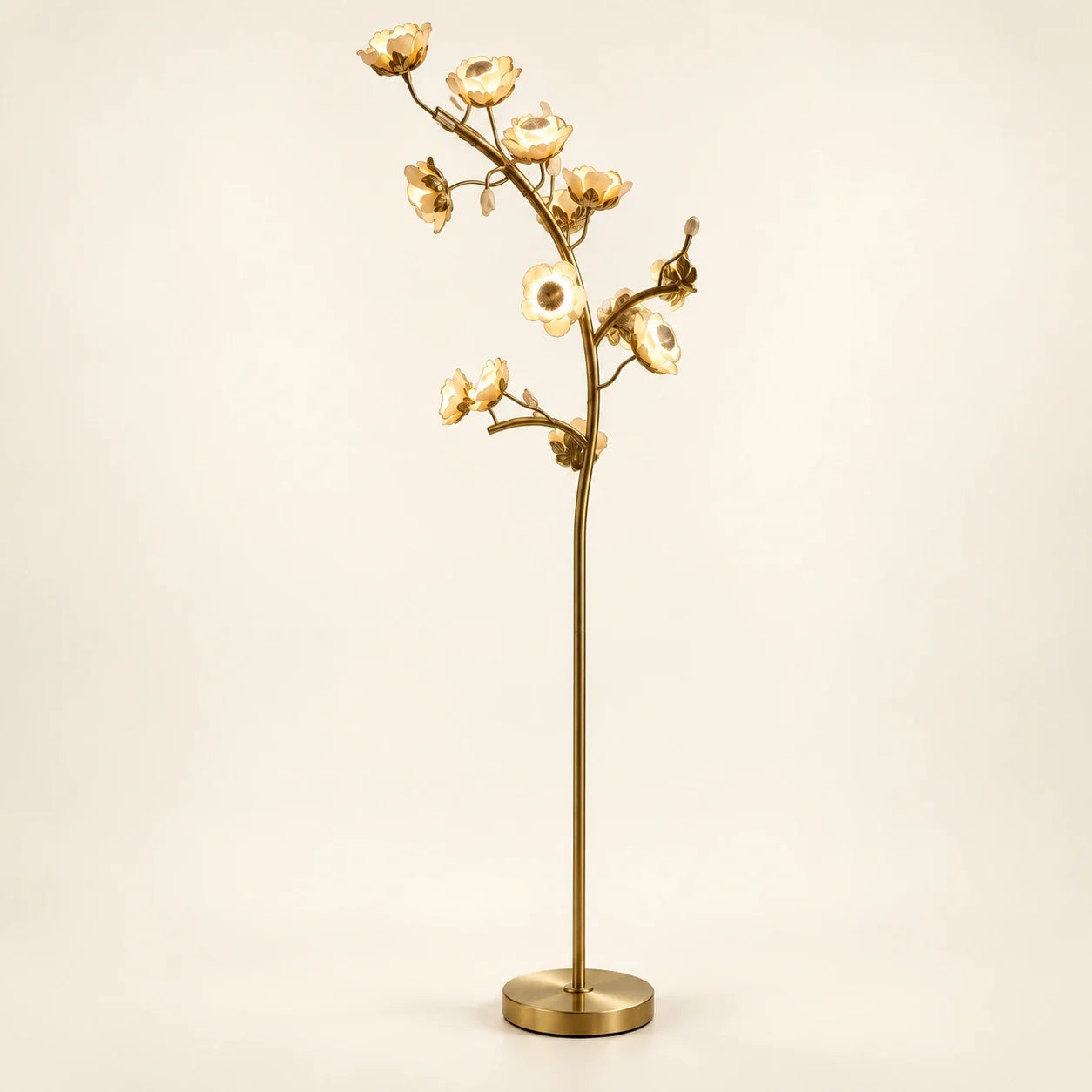 Bliss & Birch Sculptural Floral Branch Floor Lamp