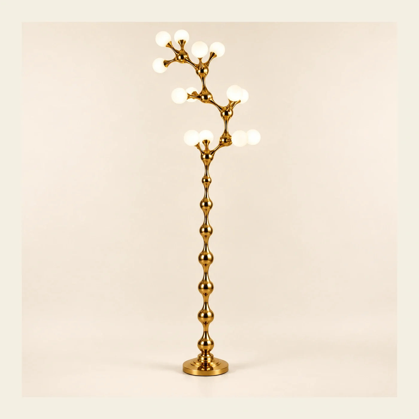 Bliss & Birch Vertical Vine Globe Floor Lamp