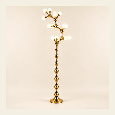 Bliss & Birch Vertical Vine Globe Floor Lamp