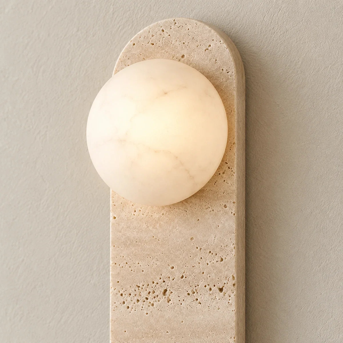Bliss & Birch Travis Track Marble Wall Light