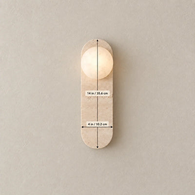 Bliss & Birch Travis Track Marble Wall Light