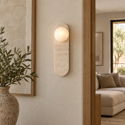 Bliss & Birch Travis Track Marble Wall Light