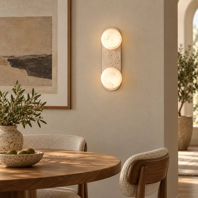 Bliss & Birch Travis Track Marble Wall Light