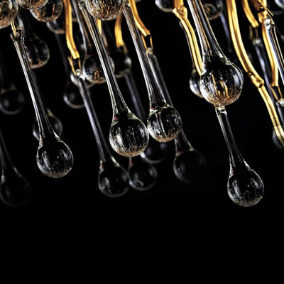 Golden Tree Branch Crystal Chandelier – 120 cm