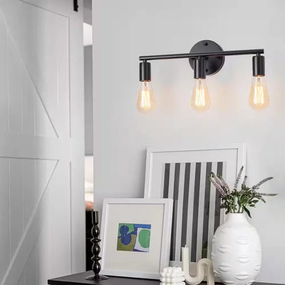 Triad Noir 3-Light Vanity Wall Lamp (Set of 4)
