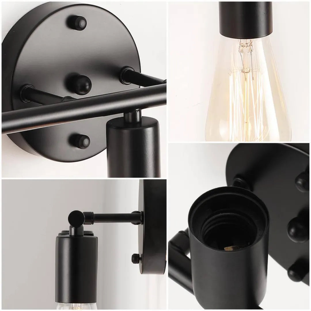 Triad Noir 3-Light Vanity Wall Lamp (Set of 4)