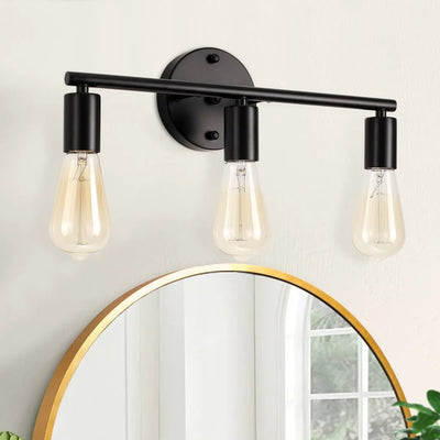 Triad Noir 3-Light Vanity Wall Lamp (Set of 4)