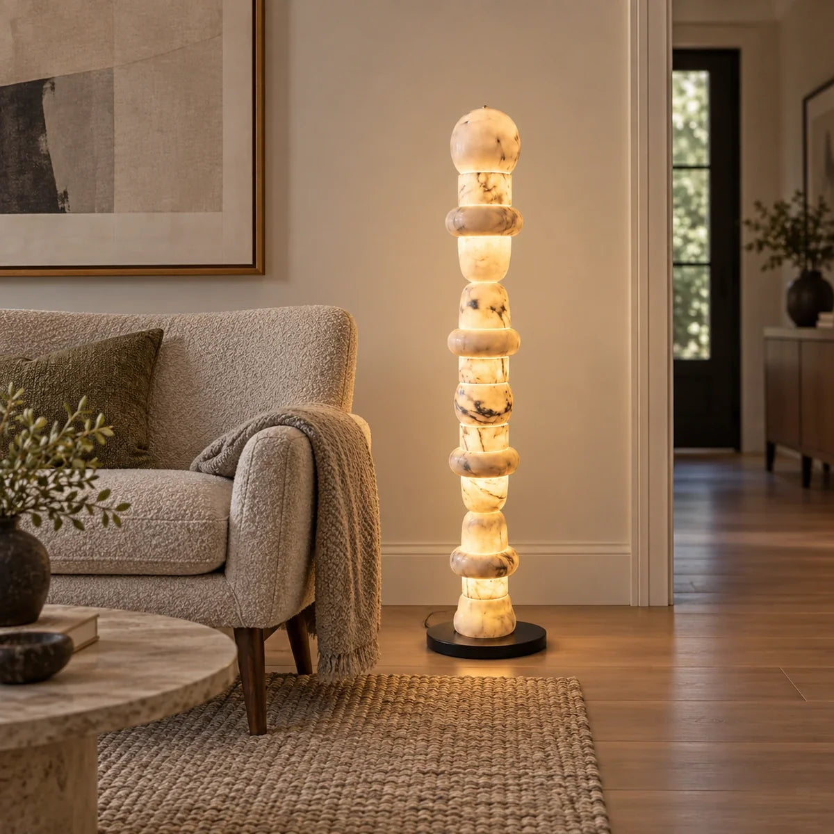 Bliss & Birch Trio Marble Light