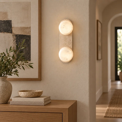 Bliss & Birch Travis Track Marble Wall Light