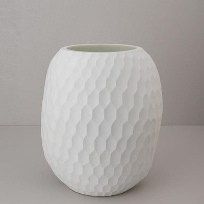 Radiant Ripple Glass Vase for Plants | Decorative Flower Pot | Flower Vase for Living Room - Pack of 1