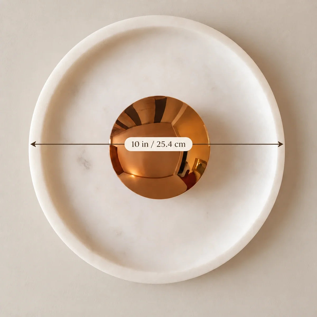 Bliss & Birch Orbis Curv Marble Wall Light