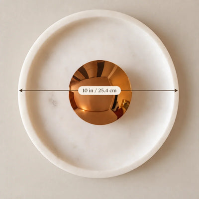Bliss & Birch Orbis Curv Marble Wall Light