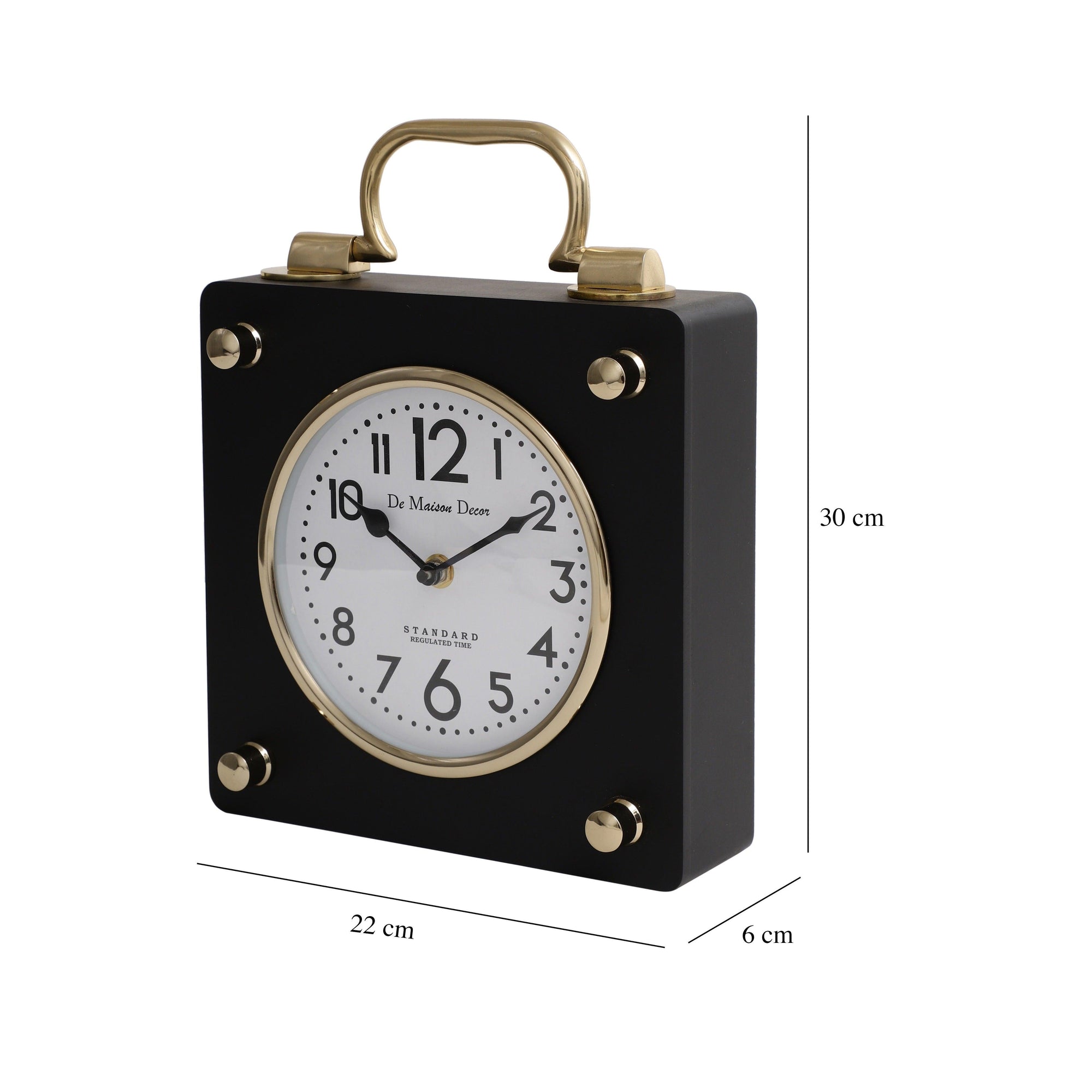 Cube Keeper Clock | Modern Cube Clock | Vintage Clocks | Unique Design clock for Home & Office