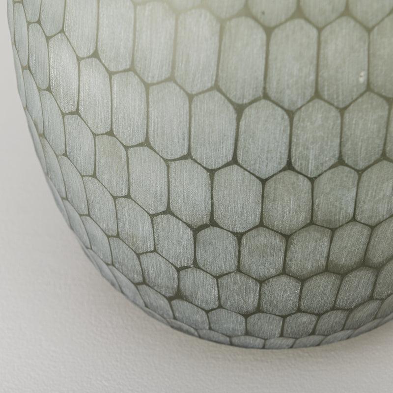 Harmony Hex Glass Vase | Decorative Table Vase | Modern Flower Vase for Living Room & Home Decor